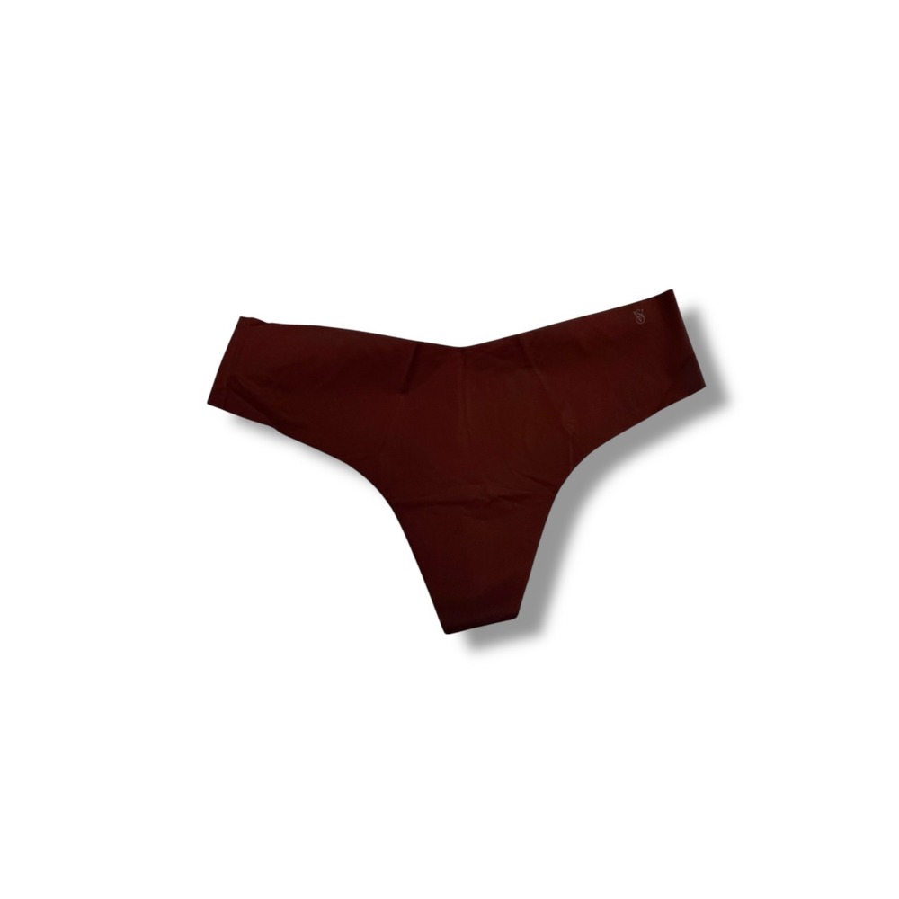 Victoria's Secret‎ NWT No Show Thong Panty Women's XXL Cocoa Brown Seamless